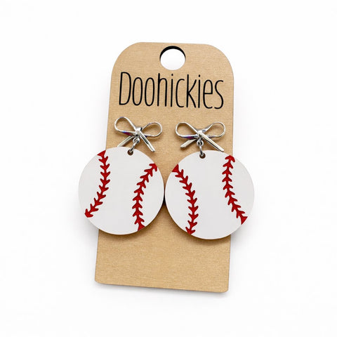 Dainty Dainty Baseball Earring Collection - Spirit Sports Earrings