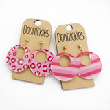 The Pretty & Wild Lil' Double O Collection - Acrylic Spring Dangle Earrings