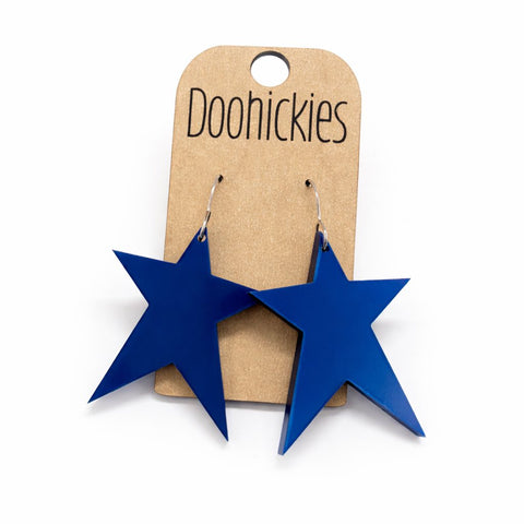 Prim Star Dangles - Patriotic Earrings