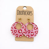The Pretty & Wild Lil' Double O Collection - Acrylic Spring Dangle Earrings