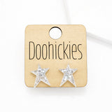 Sparkle Prim Star Studs - Patriotic Earrings