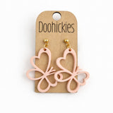 The Butterfly Meadow Collection - Spring Acrylic/Wood Dangle Earrings