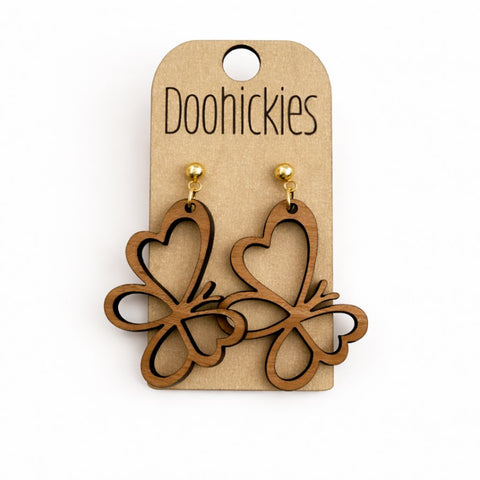 The Butterfly Meadow Collection - Spring Acrylic/Wood Dangle Earrings