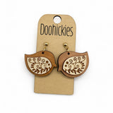The Meadow Songbird Collection - Spring Wood Dangle Earrings