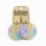 The Watercolor Floral Collection: Acrylic Piggyback Earrings