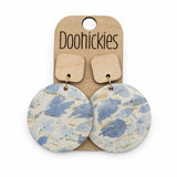The Coastal Bloom Collection: Maple and Cork Piggyback Corkies - Cork Earrings