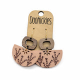 The Prairie Bloom Collection - Spring Wood Dangle Earrings