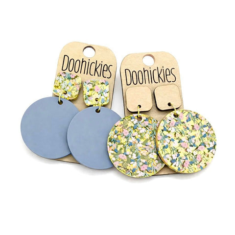 The Golden Wildflower Collection: Acrylic Piggyback Earrings
