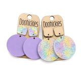 The Watercolor Floral Collection: Acrylic Piggyback Earrings