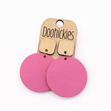 The Blush Pop Collection: Maple and Cork Piggyback Corkies - Cork Earrings