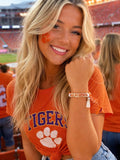 Rally Spirit Bracelet | Personalized School Spirit Bracelet | Custom Team Color Fabric Bracelet