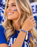 Rally Spirit Bracelet | Personalized School Spirit Bracelet | Custom Team Color Fabric Bracelet