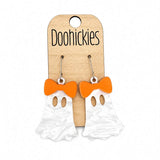 Boo-tiful Bows Ghost Earrings | Cute Halloween Acrylic Dangles