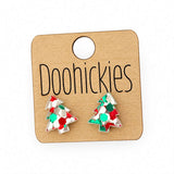 Merry Little Christmas Tree Studs Collection - Acrylic Earrings