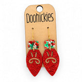Merry and Bright Bulb Dangles - Acrylic Christmas Earrings