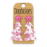 Wild and Merry Tree Dangles - Christmas Acrylic Earrings