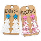 Wild and Merry Tree Dangles - Christmas Acrylic Earrings
