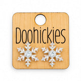 Razzle Dazzle Snowflake Studs - Christmas Acrylic Earrings