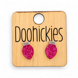Razzle Dazzle Light Bulb Studs - Christmas Acrylic Earrings