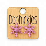 Razzle Dazzle Snowflake Studs - Christmas Acrylic Earrings