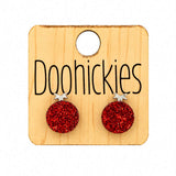 Merry Christmas Ornament Studs - Acrylic Earrings