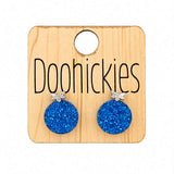 Razzle Dazzle Christmas Ornament Studs - Acrylic Earrings