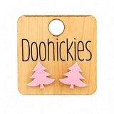Sugarplum Christmas Tree Studs - Acrylic Earrings