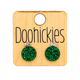 Merry Christmas Ornament Studs - Acrylic Earrings