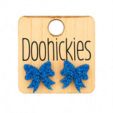 Razzle Dazzle Christmas Bow Studs - Acrylic Earrings