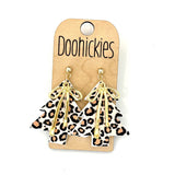 Wildly Tied Up Christmas Tree Dangles - Acrylic Earrings