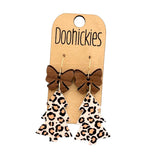 Country Christmas Tree Earring Collection - Camo and Leopard