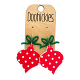 Merry Christmas Dots Dangles - Acrylic Earrings