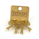 St. Patrick's Day Bow Dangle Earrings