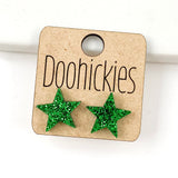 15mm School Spirit Star Studs - Spirit Earrings - 9 Color Options