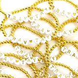 Customizable Letter Bracelets **LEAVE A NOTE W/CUSTOMIZATION** - Custom Bracelets