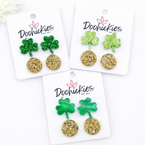 Feelin' Lucky Duos (3 Options) -Earrings