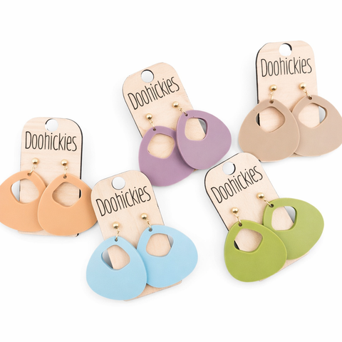 The Soft Pop Lil' Carmen Collection - Sprint Acrylic Dangle Earrings (5 Color Options)