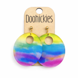 The Watercolor Mila Collection - Spring Acrylic Dangle Earrings
