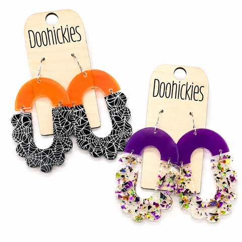Spooky Maria Dangle Collection - Halloween Earrings