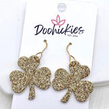 1.25" Itty Bitty Shamrocks -Earrings