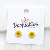 8mm Lil' Daisy Studs -Earrings