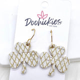1.25" Itty Bitty Shamrocks -Earrings