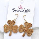 1.25" Itty Bitty Shamrocks -Earrings