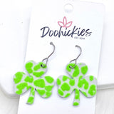 1.25" Itty Bitty Shamrocks -Earrings