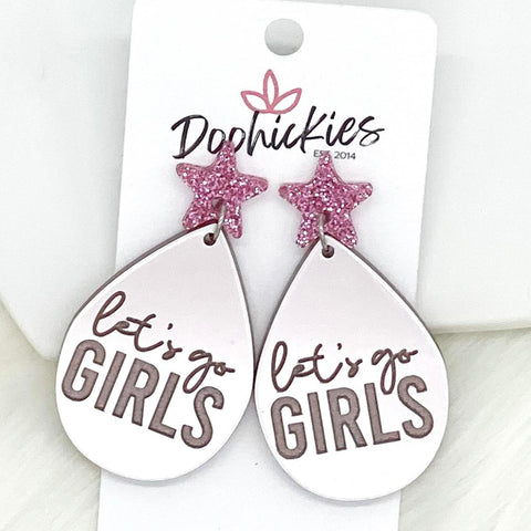 2" Boujee Cowgirl Acrylic Dangle Collection - Earrings