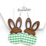 3" Hatching Hares - Easter Earrings