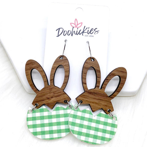 3" Hatching Hares - Easter Earrings