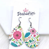 1.5" Spring Mini Collection (leather) - Earrings