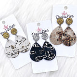 2" Neutral Driftwood Dangles -Earrings