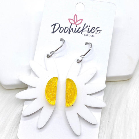 2" Split Daisy Acrylics -Earrings